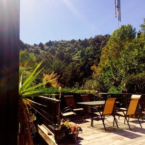 Large north facing deck that get's all day sun