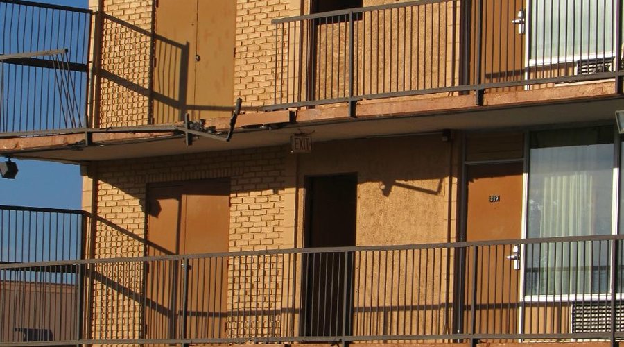 Third and Fourth Floor Balcony has FALLEN from building