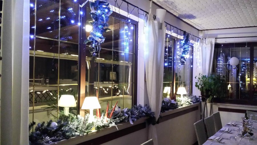 La sala da pranzo
