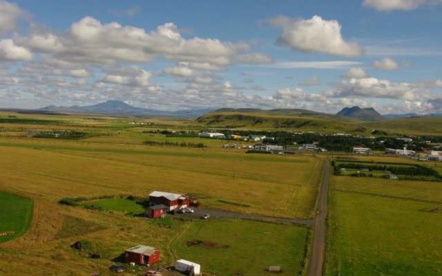 Beautiful situation - view to Mt. Hekla