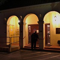 Attractive entrance to the theater
