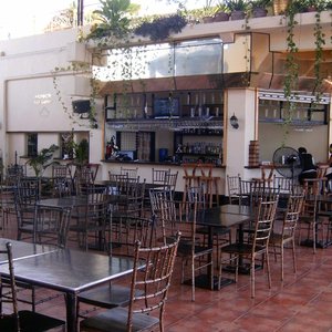 Bar and partial view of the Dining Area