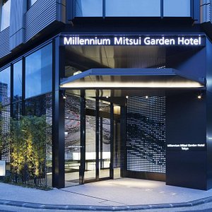 Millennium Mitsui Garden Hotel Tokyo in Ginza, image may contain: Airport, Computer Hardware, Screen, Monitor