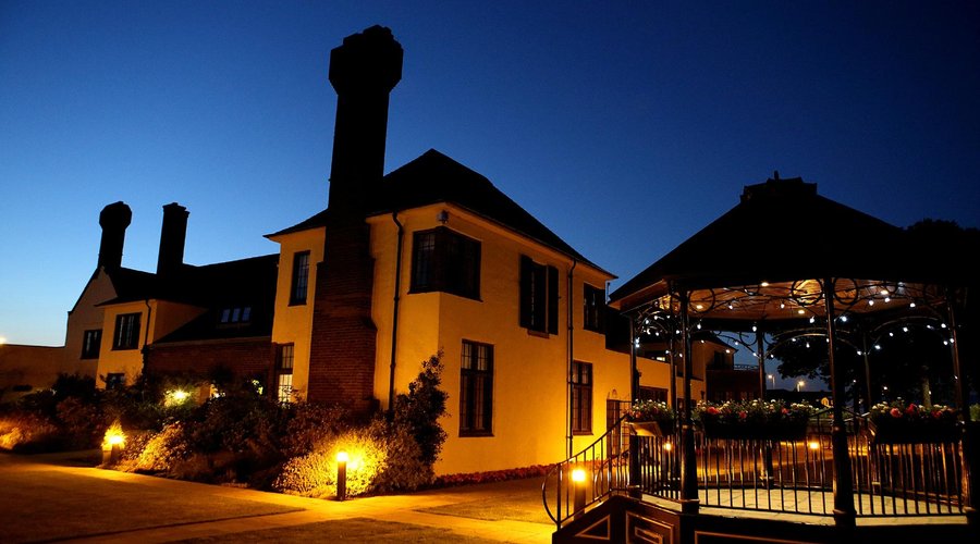 Western House at Night
