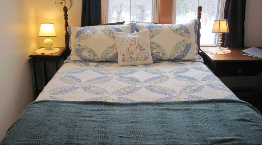 Queen bed in Room # 1.