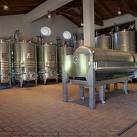 Making wine...