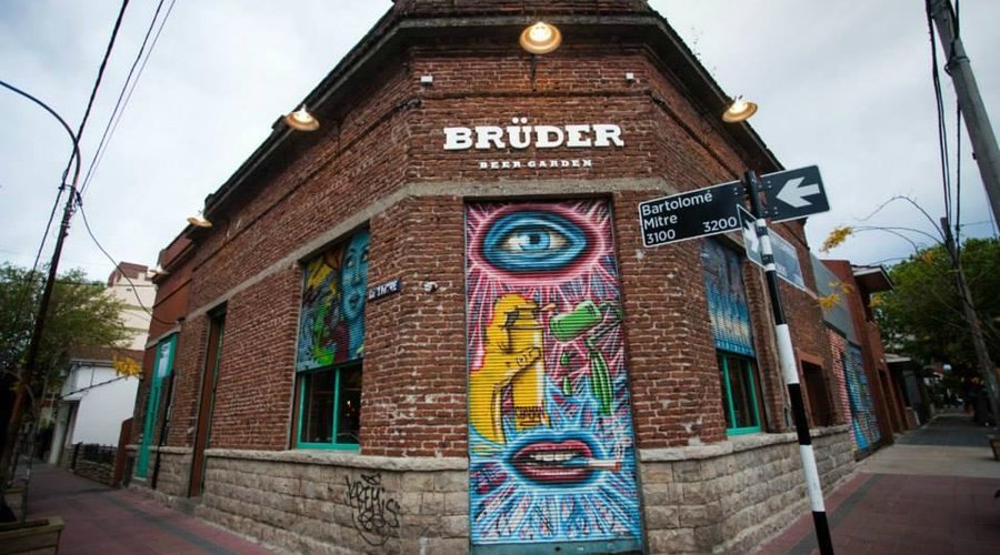 bruder  beer  garden