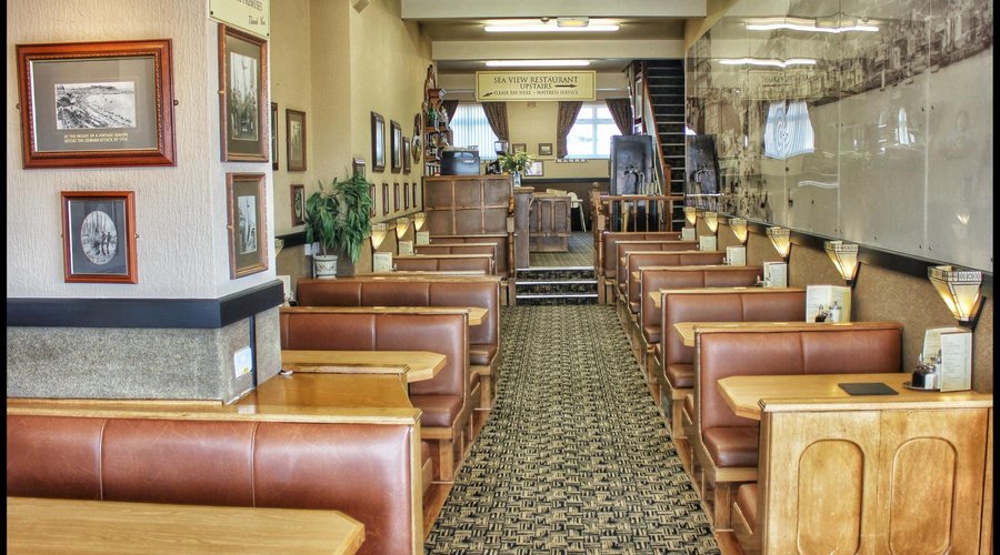 Restaurant before redecoration.