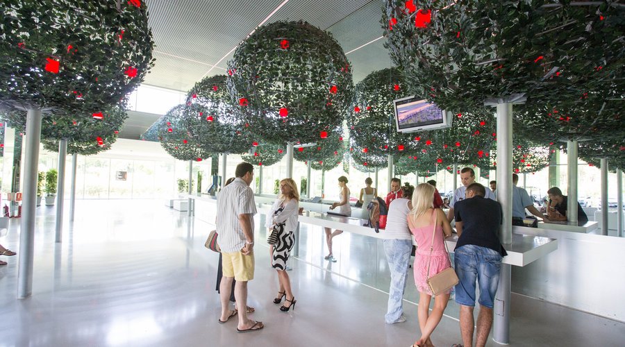 Front Desk at the Adam & Eve Hotel