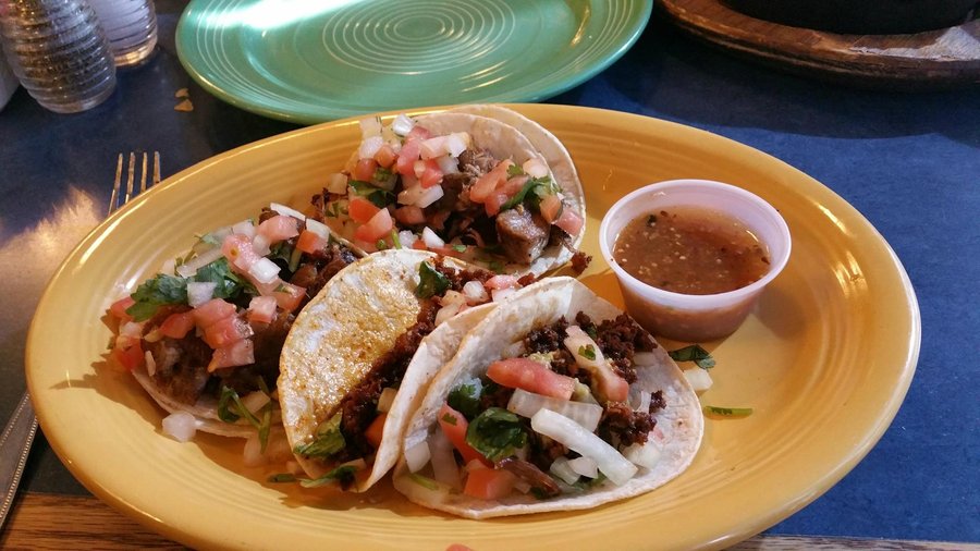 Chorizo & Carnitas Tacos