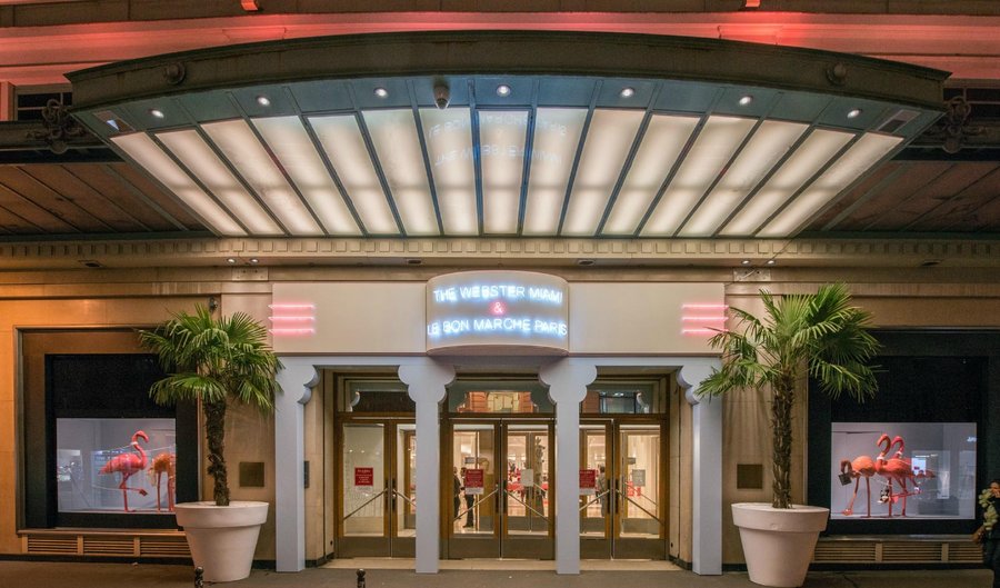 Entrée du Bon Marché - Evénement Webster