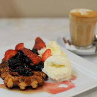 Waffles and Best Coffee in town