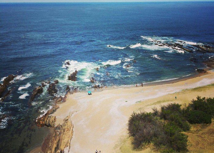 Excelente vista del Faro cabo Santa Maria