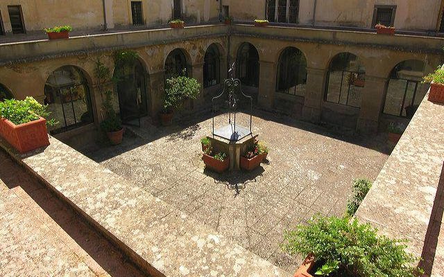 view from the cloister terrace