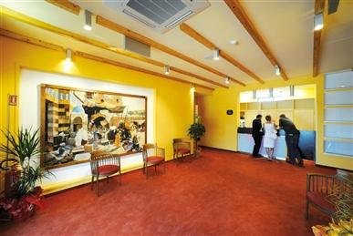 La hall dell'hotel