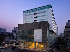 Hotel PJ Myeongdong in Seoul, image may contain: Office Building, City, Urban, Convention Center
