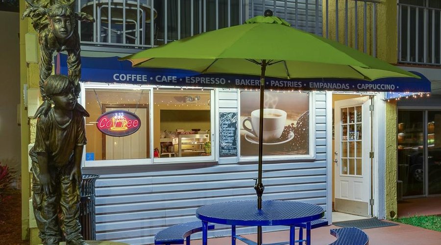 Coffee Shop open 7-days per week!  Winner of 2020 TripAdvisor Traveler's Choice award.
