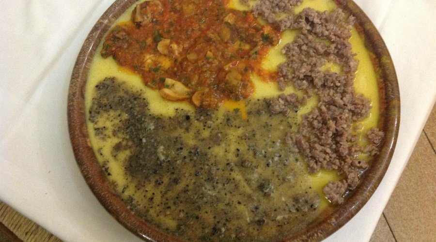 Polenta ai tre sapori (fatta con Mais Quarantino)