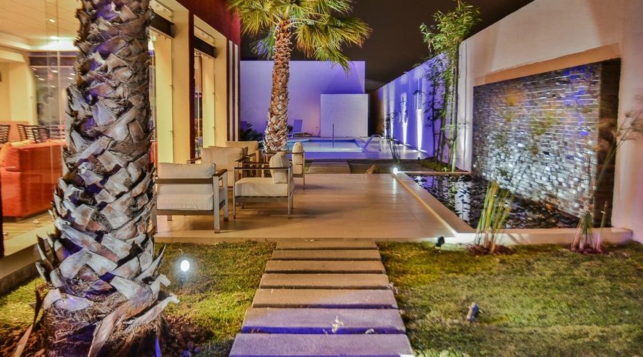 Garden pool view