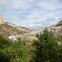 vistas del castillo y de Cazorla
