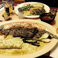 Skirt Steak, Enchilada, Tacos (One Chili Relleno)