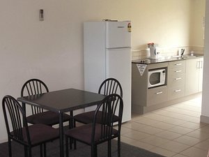 Dining, Kitchen in 1 bedroom units