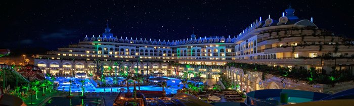 luxury resort night