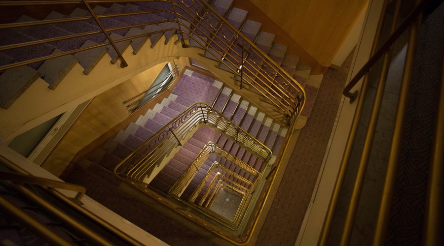 Stairs at the Hotel de Castiglione
