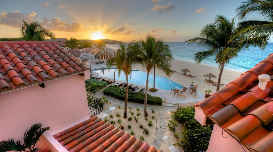Stunning balcony views from an ocean view room on the third floor! 