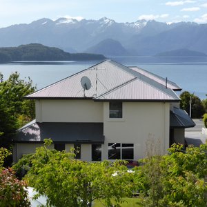 Rear view of house