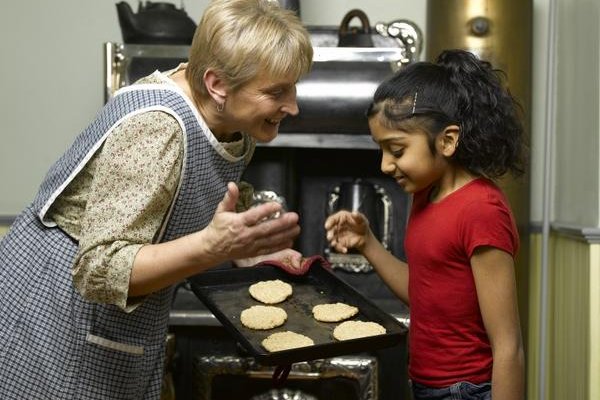 The sweet smell of freshly baked cookies.