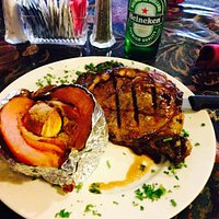 Ribeye with sweet potato! Yum yum