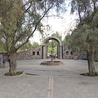 O jardim é lindo