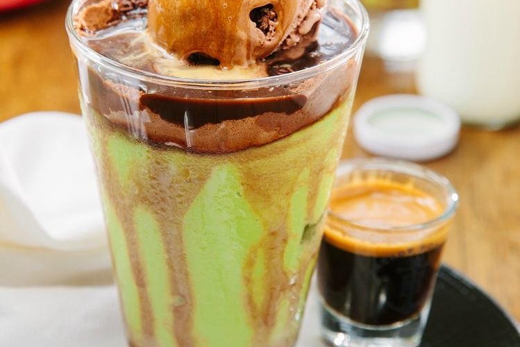 Avocado Coffee Float