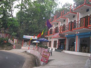 Hotel The Kedar Dev's in Badrinath, image may contain: Hotel, Neighborhood, City, Villa
