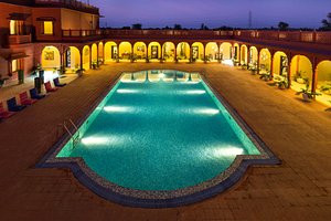 Vesta Bikaner Palace in Bikaner, image may contain: Villa, Resort, Hotel, Pool