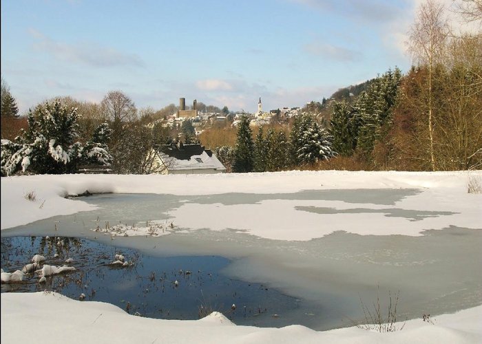 Burgruine Reifenberg und BFO-Weiher