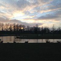 Winter sunset at Volkspark