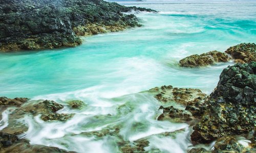Turquoise waters