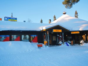 Hotel Luosto in Luosto, image may contain: Hotel, Shelter, Outdoors, Nature