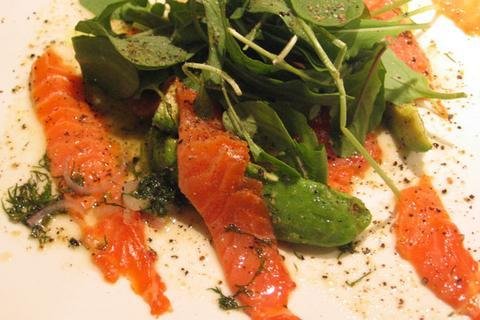 gravlax de saumon