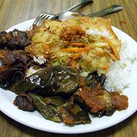 Beef and Eggplant Chilli & Potato Fritter