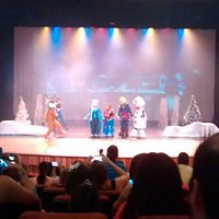 Teatro... Apresentação de Frozen