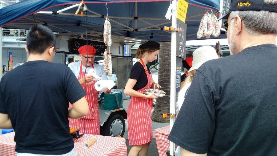Sausages with French influence.
