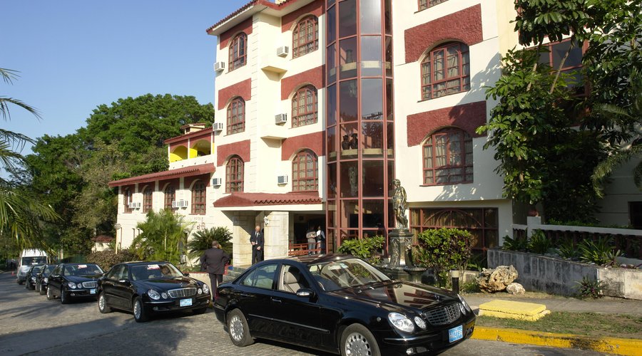 entrada del hotel