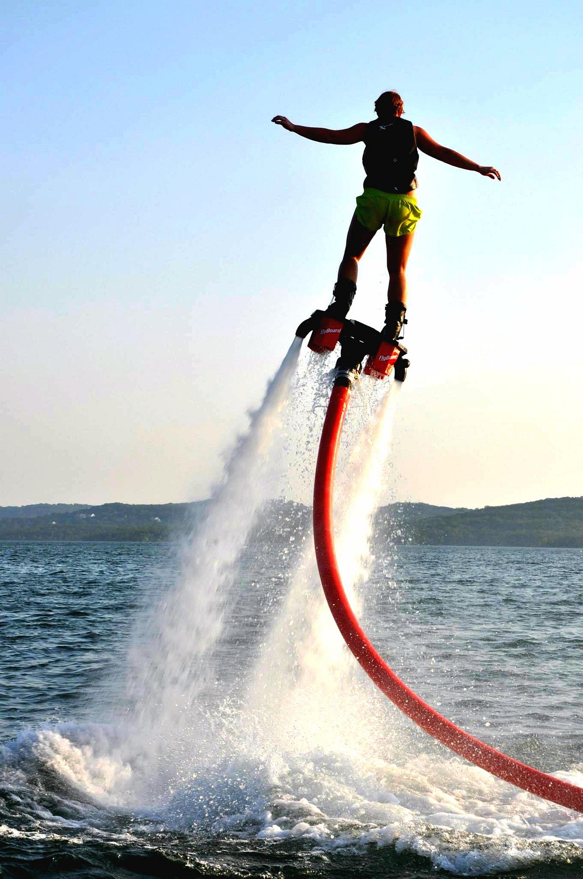 Jet pack on your feet? It's called Flyboarding