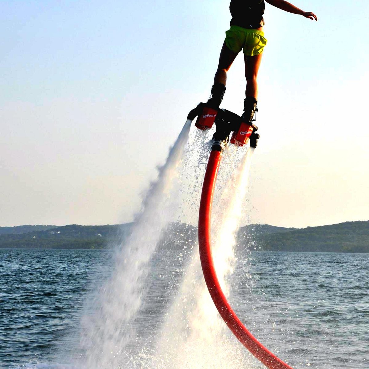 Flyboard пейзаж