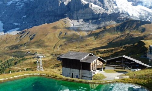 On your way back, stop near the lake to take this photo - spectacular