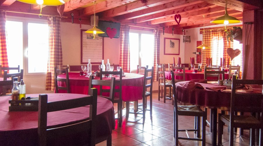 Interior of larger dining room
