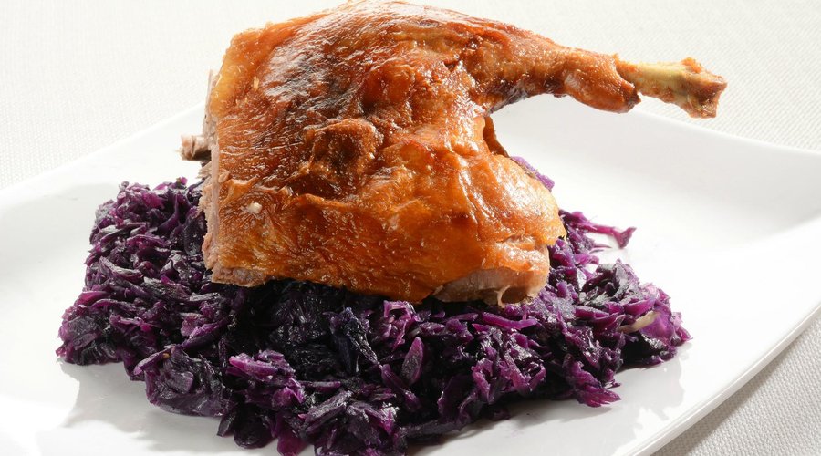 Roasted duck